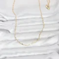 BUĞZ CM 14K Gold Renk Gemici Zincir Model 60 cm Kadın Kolye - BUĞZ