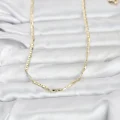 BUĞZ CM 14K Gold Renk Gemici Zincir Model 60 cm Kadın Kolye - BUĞZ