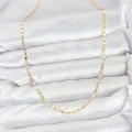 BUĞZ CM 14K Gold Renk Lazer İnce Zincirli Kadın Kolye - BUĞZ