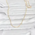 BUĞZ CM 14K Gold Renk Lazer Puntalı Model 60 cm Kadın Kolye - BUĞZ