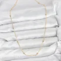 BUĞZ CM 14K Gold Renk Minik Top Zincirli Kadın Kolye - BUĞZ