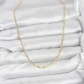 BUĞZ CM 14K Gold Renk Pirinç Ezme Burgu Model Kadın Kolye - BUĞZ