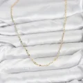 BUĞZ CM 14K Gold Renk Pirinç Gemi Zinciri Model Kadın Kolye - BUĞZ