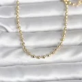 BUĞZ CM 14K Gold Renk Top Zincirli Model 60 cm Kadın Kolye