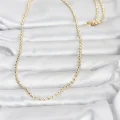 BUĞZ CM 14K Gold Renk Top Zincirli Model 60 cm Kadın Kolye - BUĞZ