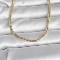 BUĞZ CM 14K Gold Renk Yılan Zincir Model 60 cm Kadın Kolye