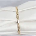 BUĞZ CM 14K Gold Renk Zincir Model Kadın Bileklik - BUĞZ