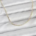 BUĞZ CM 14K Gold Renk Zincirli 60 cm Kadın Kolye