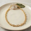 BUĞZ CM Kalın Burgu Model Gold Renk 50 cm Kadın Kolye