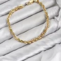 BUĞZ CM Singapur Model Zincir Gold Renk Kadın Bileklik