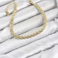 BUĞZ CM Singapur Zincir Model Gold Renk Pirinç Kadın Bileklik