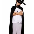 BUĞZ Çocuk Boy Zorro Pelerin + Şapka + Maske Kostüm Seti