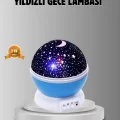 BUĞZ Çocuk Gece Lambası 6 Modlu Renkli LED Enerji Tasarruflu Masal Işığı