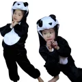  Çocuk Panda Kostümü 2-3 Yaş 80 cm