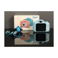 BUĞZ Çocuklar için mavi dijital fotoğraf makinesi SD kartlı 15-20 Mp 1-15x optik zoom