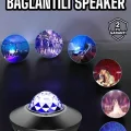 BUĞZ Çocuklara Özel Şarjlı Bluetooth Hoparlör Parti Led Lambası Yıldızlı Projeksiyon