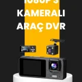  Çok Açılı Araç İçi DVR | Ön İç Arka Kamera, Döngü Video Kaydı