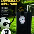BUĞZ Çok Amaçlı Taşınabilir Hava Pompası Araç Bisiklet Top Lastik Şişirme Pompası