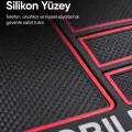 BUĞZ Çok Bölmeli Araç İçi Organizer Mat Kaydırmaz Silikon Telefon Tutuculu Tasarım