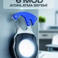 BUĞZ Çok Fonksiyonlu Acil Durum El Feneri Elektronik Çakmak Tornavida ve Düdük Özellikli