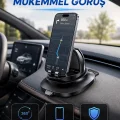 BUĞZ Çok Fonksiyonlu Araç İçi Telefon Tutucu Gizlenebilir Telefon Numarası Özellikli Stand