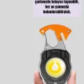  Çok İşlevli USB Şarjlı Anahtarlık Fener
