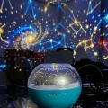 BUĞZ Çok Renkli LED Yıldız Projektör Gece Lambası Bluetooth Müzik Çalar ve Kumandalı Kontrol