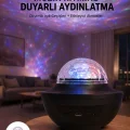 BUĞZ Çok Renkli Projektör Lamba Disko Topu Gece Lambası Kablosuz