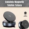  Çok Yönlü Döner Başlıklı Vakumlu Araç Telefon Standı – Sert Yollarda Stabil Kullanım