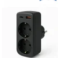 BUĞZ Çoklu Priz Yüksek Gerilim Korumalı 2’li Priz 1xusb 1xtype-c Çıkışlı Grup Priz Çoğaltıcı
