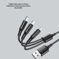 BUĞZ Çoklu USB Şarj Kablosu – 1,2m Hızlı Şarj, 3A Güçlü Akım - Lisinya