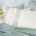  Cotton Box Aura Çift Kişilik Pike Takımı Pebble Mint
