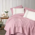  Cotton Box Aura Çift Kişilik Pike Takımı Pebble Pembe
