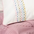  Cotton Box Aura Çift Kişilik Pike Takımı Pebble Pembe