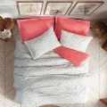  Cotton Box Petite Çift Kişilik Nevresim Takımı Messy Mercan