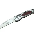 BUĞZ Cr 0124 Rd Kamp Çakı 20 Cm - Metal Desenli Sap, Kılıflı, Kutulu
