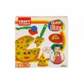  Crafy Çılgın Pizza Oyun Hamuru Seti 200 g 10 Parça