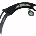 BUĞZ Eco Lounge CRKT Blacsrambit Siyah X 0641 BK Outdoor Çakı 22 cm - Açacaklı, Kılıflı, Kutulu