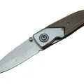  CRKT CR 0145 Kamp Çakı 18 cm - Ahşap Saplı, Kılıflı, Kutulu