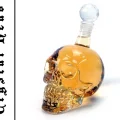 BUĞZ Crystal Head Kuru Kafa Cam Şişe 350 Ml - Lisinya
