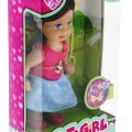  Cute Girl Sarı Balonlu Kumral Mini Bebek