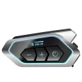 BUĞZ D60 2x Motosiklet Kask Kulaklığı Bluetooth Intercom Rgb Işıklı 2 Intercom Bağlantılı