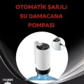  Damacana Üstü Akıllı Su Pompası | 3 Damacana Kullanım | 4W Güç | Micro USB Şarjlı | Katlanabilir & Taşınabilir