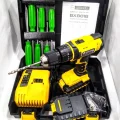 BUĞZ Darbeli şarjlı matkap 240 watt anahtarsız mandren 2 yıl garantili çantalı set - Var Taşıma Çantası