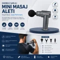 BUĞZ Darbeli Şarjlı Mini Masaj Aleti Type-c Şarjlı | 6 Kademeli | Sessiz | Sporcu Masaj Cihazı