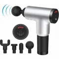  Darbeli Titreşimli Tabanca Masaj Aleti Kas Rahatlatıcı 4 Başlıklı Şarjlı Göbek Eritme Cihazı Zayıflama Ve Selülit Giderme