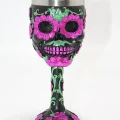 BUĞZ Day Of The Dead Şeker Kurukafa Tasarımlı 3d Çelik Kadeh Bardak Alk4377