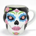BUĞZ Day Of The Dead Şeker Kurukafa Tasarımlı 3d Seramik Kupa Bardak Alk4893
