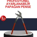 BUĞZ Dayanıklı Çelik Papağan Pense Ergonomik Yalıtımlı Sap