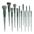  Dayanıklı Makyaj Fırçası Seti 13 Parça Yumuşak Kıllı Fırçalar Allık Fondöten Far Fırçası
